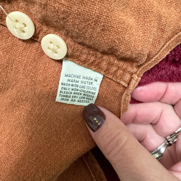 Eddie Bauer medium ramie cotton shirt - Picture 6 of 7